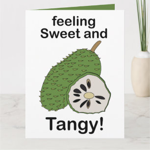 Soursop Frukter Känner Sött Och Syrligt Kort