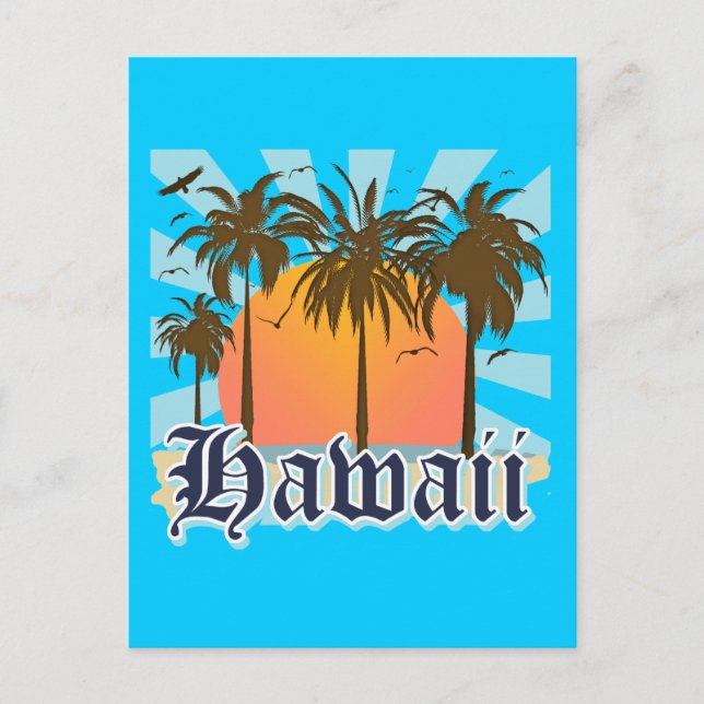 Sourvenir på Hawaiiöarna Vykort (Framsida)