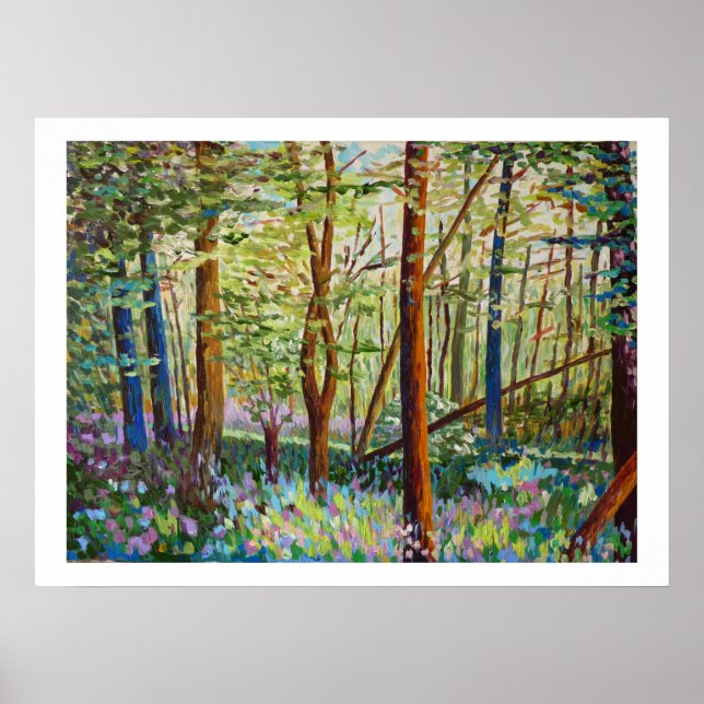 Sous-bois au printemps poster (Framsidan)