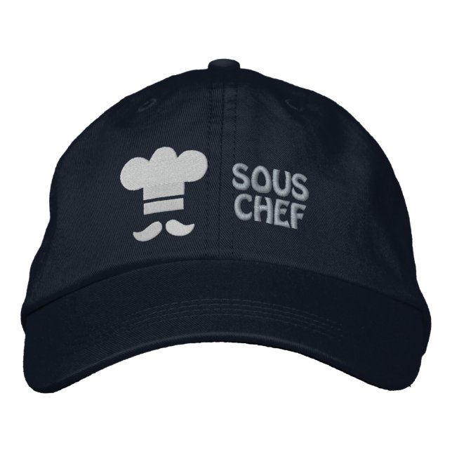 SOUS CHEF COOKS Broderad mössa Keps (Framsida)
