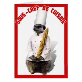 SOUS - CHEF DE CUISINE HÄLSNINGSKORT