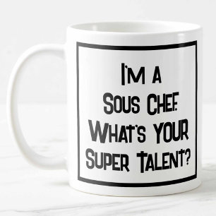 Sous Chef Toppen Talent. Kaffe Mugg
