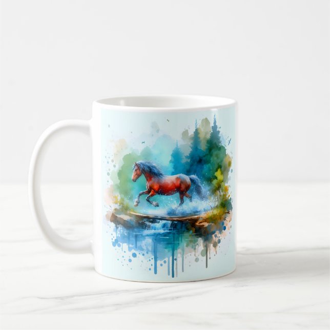 Sous l'Horizon Silencieux, magnifique tasse Kaffemugg (Vänster)