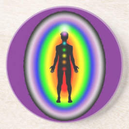 Sous verre Purification et rechargement Chakras Au Underlägg