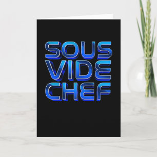 Sous Vide Chef Cooking Kitchen Food Cook Kort