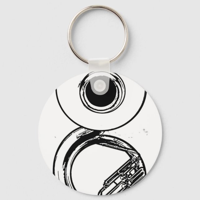 Sousaphone Keychain Nyckelring (Framsida)