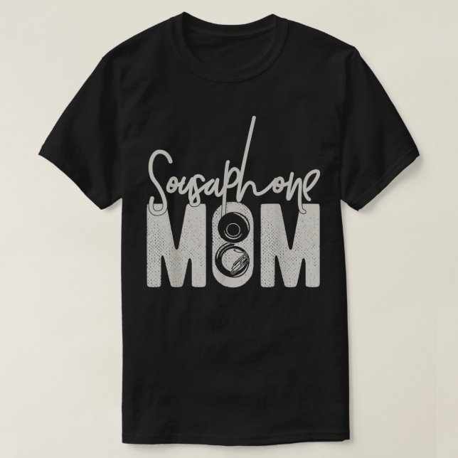 Sousaphone Mamma Marching Band Gift for Sousaphone T Shirt (Design framsida)