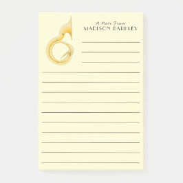 Sousaphone Marching Band Music Teacher Musician Post-it Block