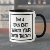 Souschef Super Talent. Tvåtons kaffemugg