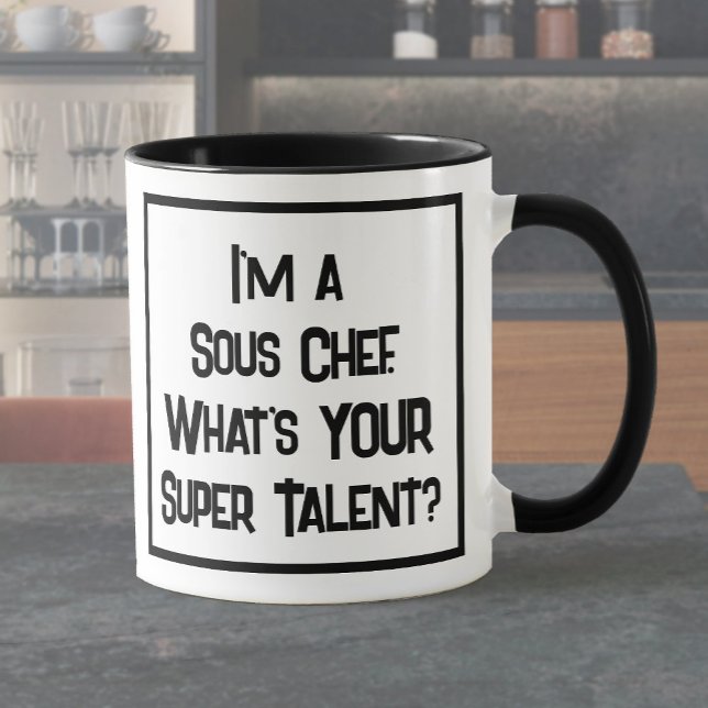 Souschef Super Talent. Tvåtons kaffemugg (Skapare uppladdad)
