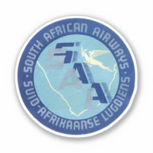 South African Airways Afrika Sticker Klistermärken