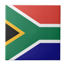 South African Flag Kakelplatta