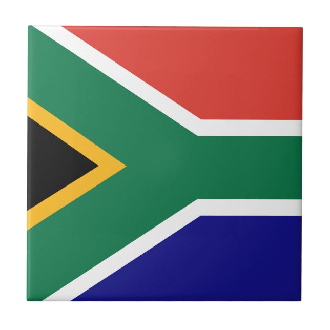 South African Flag Kakelplatta (Framsidan)