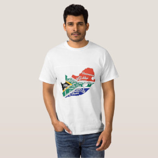 South african flagga t shirt
