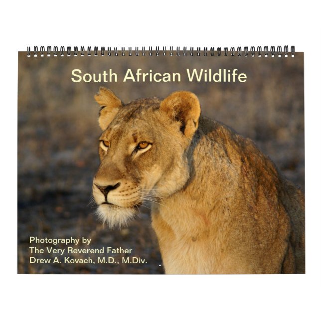 South African Wildlife Kalender (Omslag)