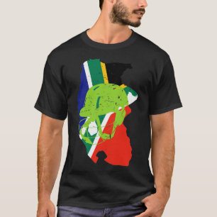South Afrika Cricket Player Batsman Helmet Design T Shirt