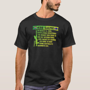 South Afrika Cricket Protea 438 Game Nostalgia Bra T Shirt