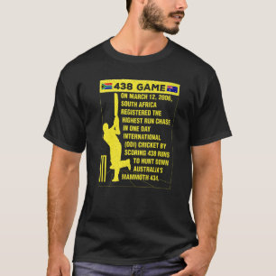 South Afrika Cricket Protea 438 Game Nostalgia Bra T Shirt