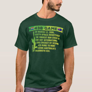 South Afrika Cricket Protea 438 Game Nostalgia T Shirt