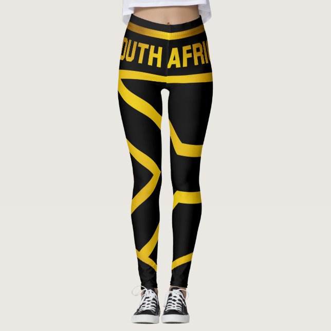 South Afrika Emblem Leggings (Framsida)