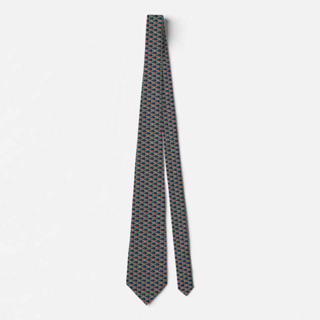 South Afrika Flagga Honeycomb Tie Slips (Framsida)
