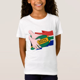 South Afrika Rugby Flagga T-shirt