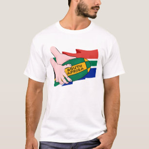 South Afrika Rugby Flagga T-shirt