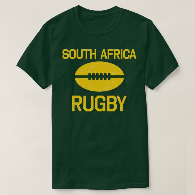 South Afrika Rugby South African Rugby T Shirt (Design framsida)