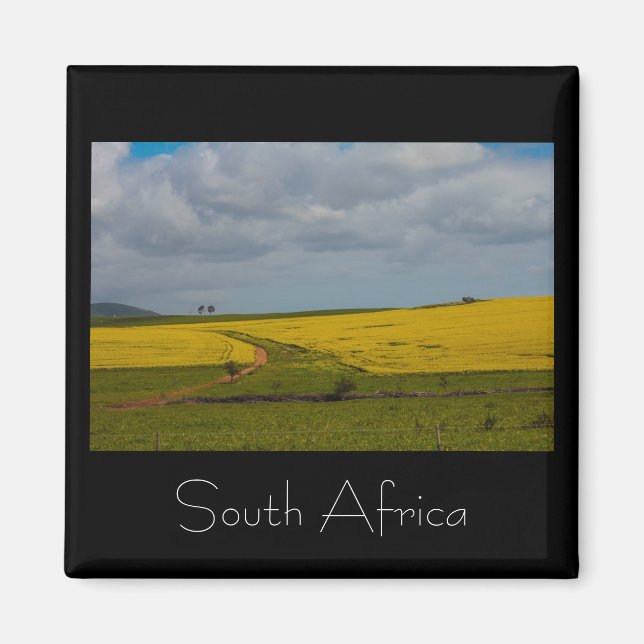 South Afrika SA Rural Road Nature Magnet (Framsidan)