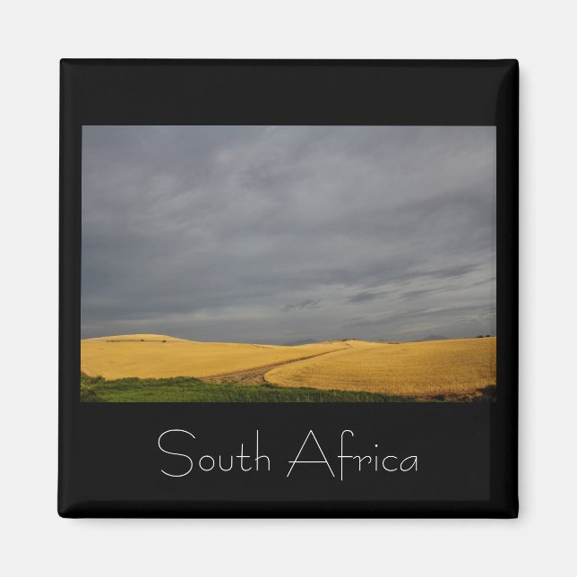 South Afrika SA Rural Road Nature Magnet (Framsidan)