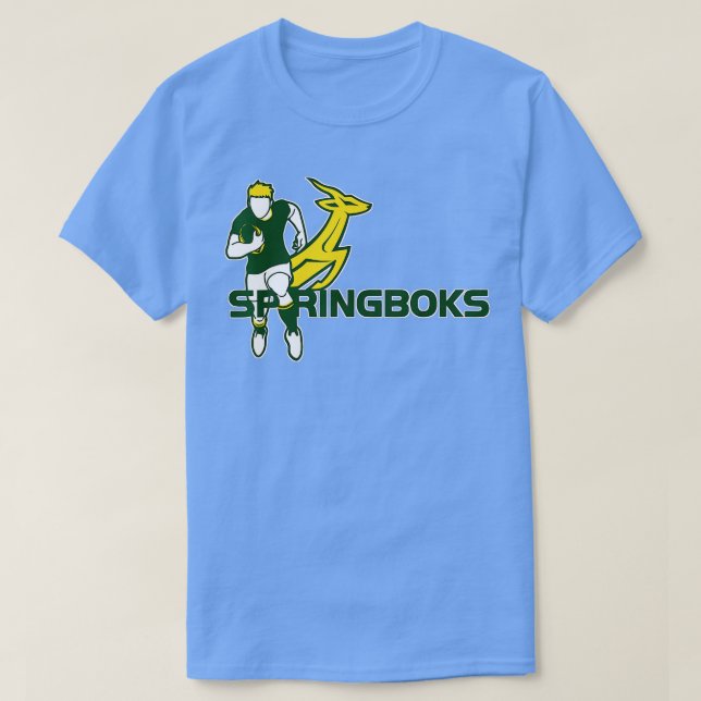 South Afrika Springboks Rugby eam T Shirt (Design framsida)
