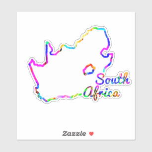 South Afrika Sticker Klistermärken