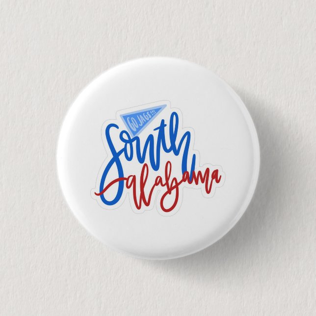 South Alabama Gameday Button Knapp (Framsida)