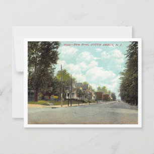 South Amboy NJ, Main Street 1910s Vykort