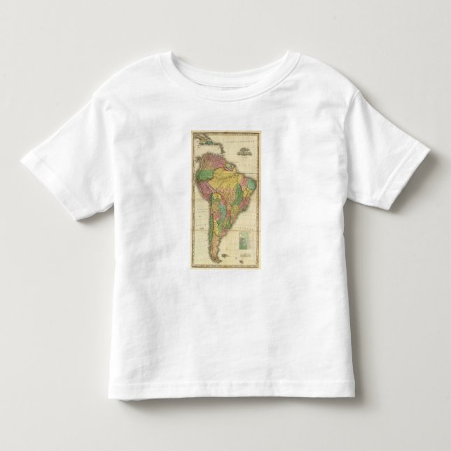 South America i 1823 Tee Shirt (Framsida)