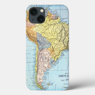 SOUTH AMERICA: KARTA c1890