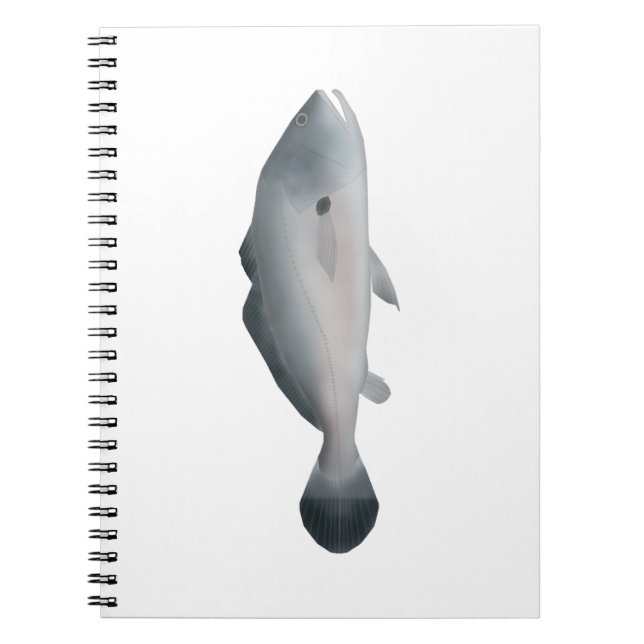 South American Silver Croaker Anteckningsbok (Framsidan)