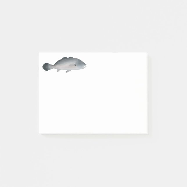 South American Silver Croaker Post-it Block (Framsida)