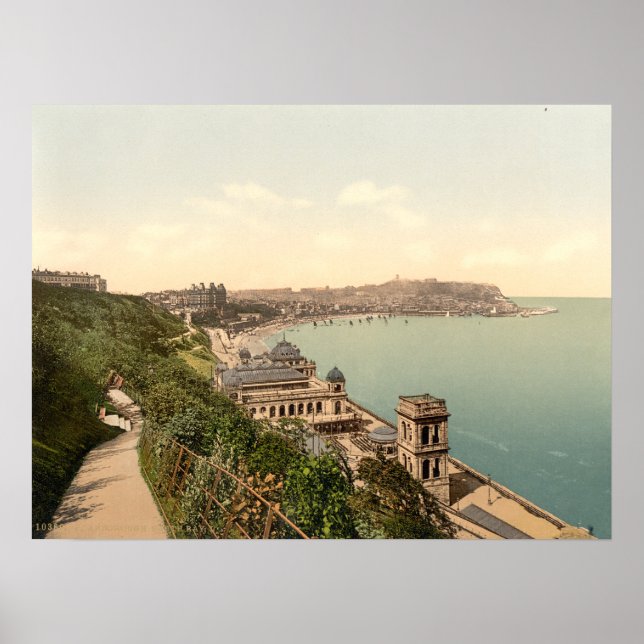 South Bay, Scarborough, Yorkshire, England Poster (Framsidan)