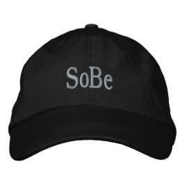 South Beach Embroized Baseball Hat Broderad Keps