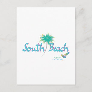 South Beach, FL Vykort