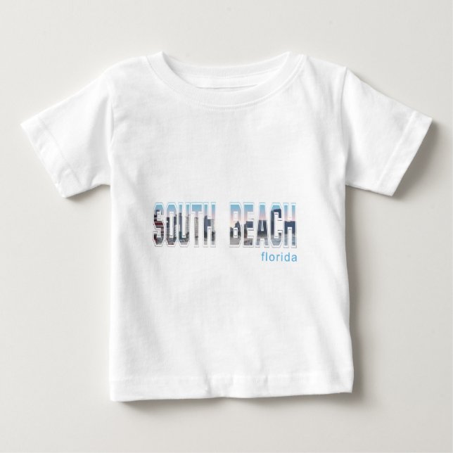 South Beach, Florida View T Shirt (Framsida)