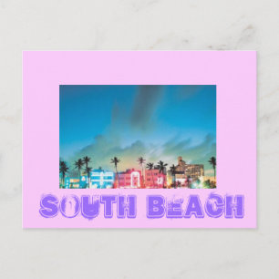 SOUTH BEACH, Florida Vykort