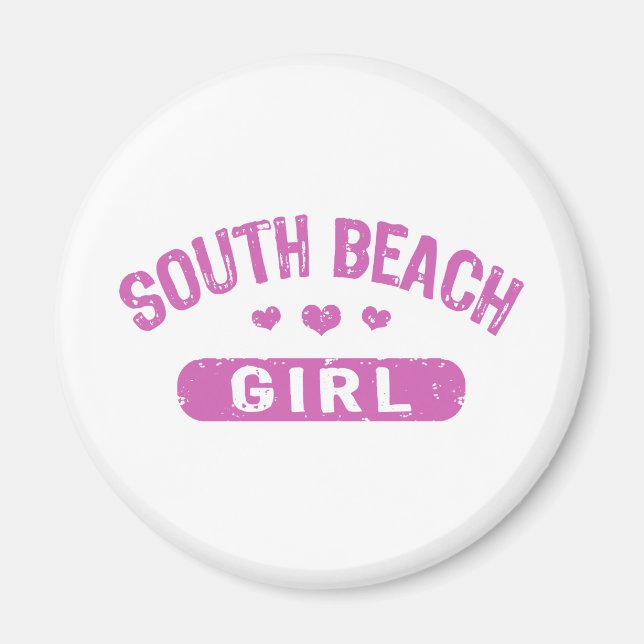 South Beach Girl Magnet (Framsidan)