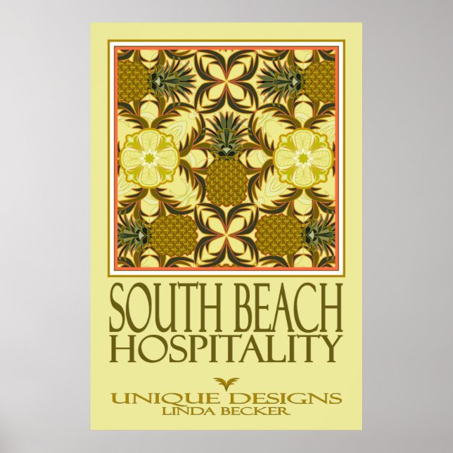 South Beach Hospitality Poster (Framsidan)