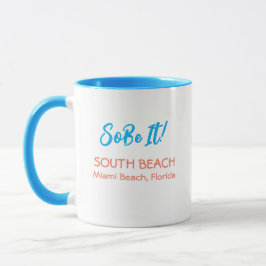 South Beach Miami Beach Florida Coffee Mugg