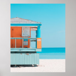 South Beach, Miami Beach, Förenade Stater Poster