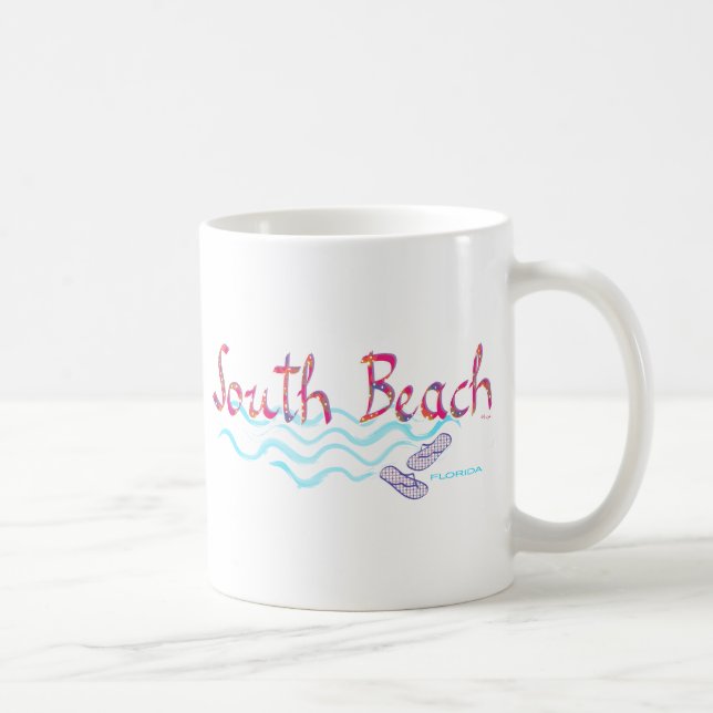 South Beach Miami Flinflip flops Kaffemugg (Höger)