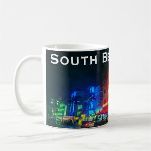 South Beach, Miami, Florida Art Deco Kaffemugg