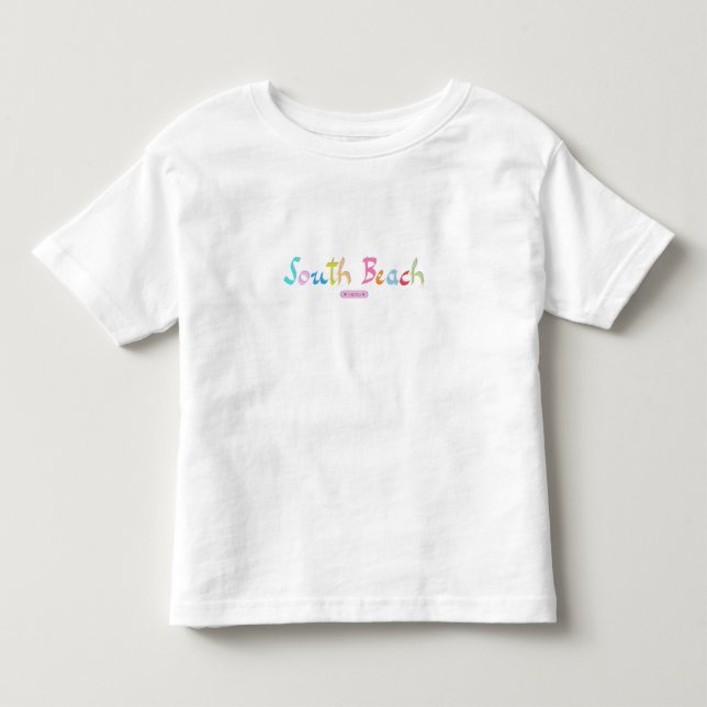 South Beach - Miami, Florida est. 1870 Tee Shirt (Framsida)